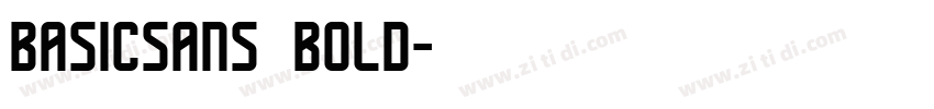basicsans bold字体转换